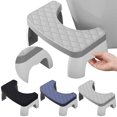 thumbnail image 2 of Toilet Stool Removable Non-Slip Poop Stool Plastic Toilet Squat Stool Portable Potty Stool for Bathroom Adults black, 2 of 6