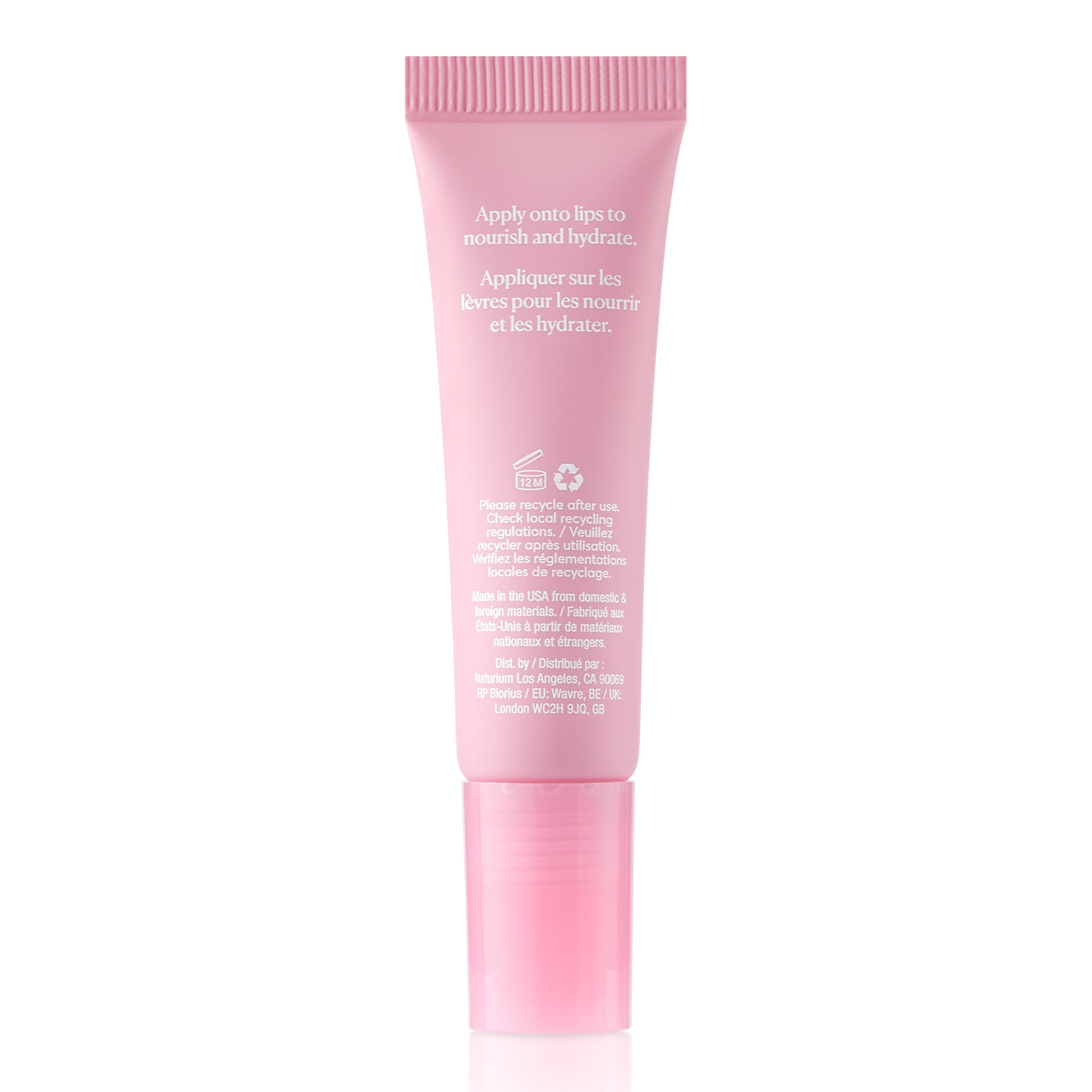 Naturium Phyto-Glow Lip Balm with Shea Butter & Squalane, Camellia, 0.34 fl oz