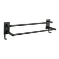 thumbnail image 1 of Monstrate Toallero fácil de instalar: duradero y conveniente para el baño Toallero de acero inoxidable de alta calidad Toallero Juegos de accesorios de baño Negro 300 mm, 1 of 6
