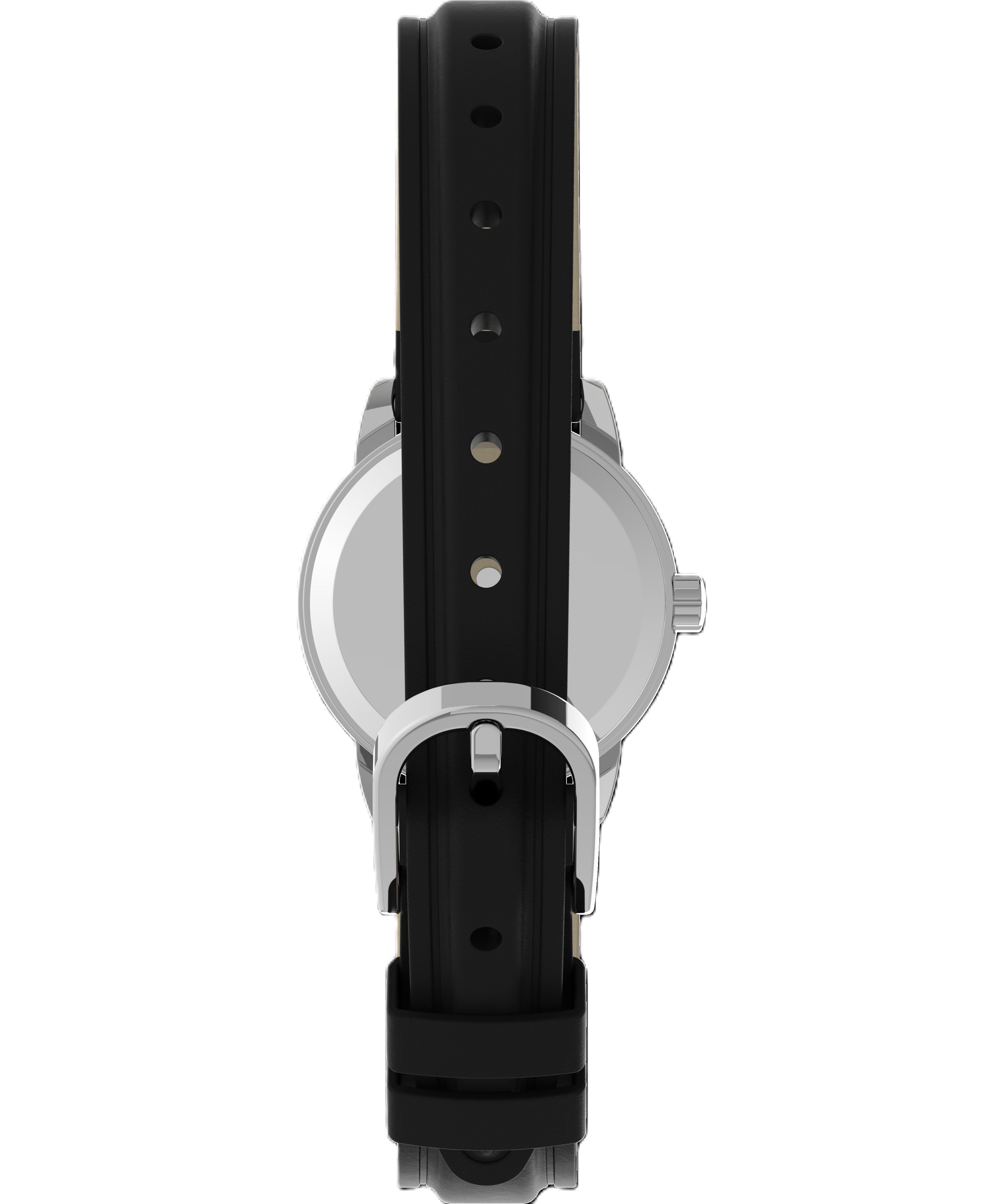 Timex Ladies' Dress Black Leather Strap