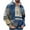01 Blue2, variant on Awdenio Sweatshirts for Men Long Sleeve with Hood Fall Winter Trendy Print Drawstring Hooded Shirts