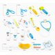 thumbnail image 4 of Fiudx Ofertas flash del día solo en línea Juego de simulación de casa de juegos Happy Little Doctorsmedical, kit médico de clínica pequeña, 4 of 5