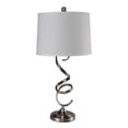 thumbnail image 2 of Ore International 31192T 31.5 in. Industrial Gourd Silver Table Lamp, 2 of 2
