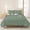 Sage, variant on 3 Pieces King Quilt Set,Gradient Sage Green Striped Soft Bedding Sets with 1 Quilt & 2 Pillow Shams,Modern Minimalist Line Summer Bedspread Lightweight Coverlet Comforter for All Season