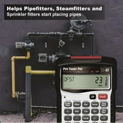 Calculated Industries PipeTrades Construction Portable Calculator with Armadillo Hard Case, Black (5 5/8 L x 3 W x 5/8 D)