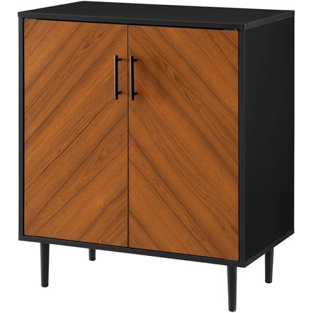 walker edison 28 modern bookmatch accent cabinet