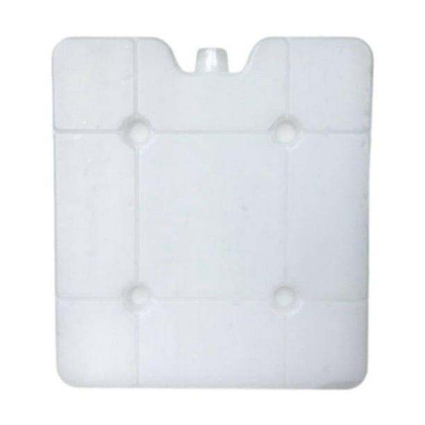 Bolsa de hielo rectangular para lonchera, resistente a fugas, ligera, reutilizable, para playa y picnics. 400 gramos