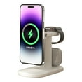 thumbnail image 1 of 3 In 1 Magnetic Charger Stand Super Fast Wireless Charging Station For IPhone 16/15/14/13/12 Pro Watch Series Airpods, 1 of 8