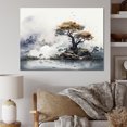 thumbnail image 1 of Designart Trees Oversized Wall art decor, Tree Canvas wall art, Grey Tree Ink euphony , Grey Traditional Canvas wall art, 40x30 inches, 1 of 5