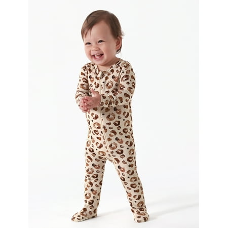

Gerber Unisex Baby Toddler Buttery Soft Footed Pajama 2-Way Zipper with Viscose Made from Eucalyptus Sizes 0/3M - 5T