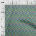 thumbnail image 1 of oneOone Organic Cotton Poplin Twill Fabric Herringbone Geometric Decor Fabric Printed BTY 42 Inch Wide, 1 of 4