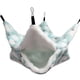 thumbnail image 5 of Greeniant Hamaca para mascotas, jaula colgante de 2 capas, nido cálido de terciopelo Coral, cama para dormir de animales pequeños, casa Hábitats y jaulas para animales pequeños Verde S Greeniant PT000229-01, 5 of 6