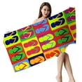 thumbnail image 3 of Easter Decorations Kokovifyves Beach Towels Clearance Microfiber Beach Towel Super Lightweight Colorful Bath Towel Sandproof Beach Blanket Multi-Purpose Towel for Travel Swimming Pool, 3 of 4