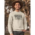 thumbnail image 2 of Oktoberfest Iron Sign Vintage Sweatshirt Men -Image by Shutterstock, Male Medium, 2 of 4