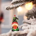 thumbnail image 2 of Decoraciones de Árbol de Navidad Enano de Navidad Colgando Ornamentos de Madera Decoración Hecha a Mano de Madera de Santa Claus Decoración de Árbol de Navidad Enano Colgante con Cuerda Decoración de, 2 of 6