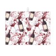 thumbnail image 1 of Fotbe Watercolor Wine Alfombrilla de Secado para Cocina con Estampado, 18x24 Pulgadas, 1 of 7