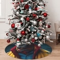 thumbnail image 5 of Picia Surrealist Goat Print Christmas Tree Skirt , Christmas Tree Skirt Ornaments for Merry Christmas Holiday Party Decorations Indoor Outdoor-30", 5 of 7