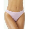 thumbnail image 4 of Joyspun Women's Sheer Stripe Seamless Bikini Panties, 3-Pack, Sizes S to 3XL, 4 of 4