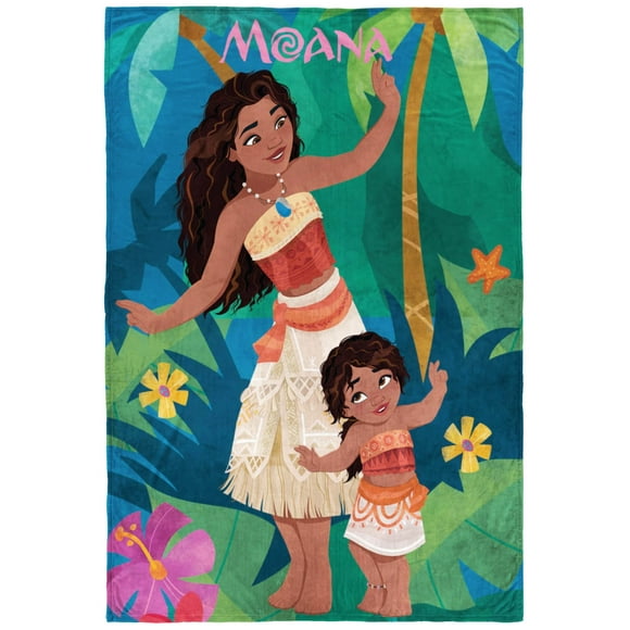 Manta de felpa Jay Franco Disney Moana 117 x 152 cm