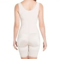 thumbnail image 2 of Siluet Sil-1008-Nu-2XL High Compression Wide Straps Mid-Thigh Bodysuit Slimming Shaper, Nude - 2XL, 2 of 2