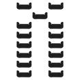thumbnail image 3 of Runquan 15 Pieces Foam s for Cat Water Practical Pets black, 3 of 8