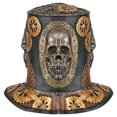 thumbnail image 1 of Disfraz de cosplay de resina con forma de calavera steampunk con engranajes, 1 of 2
