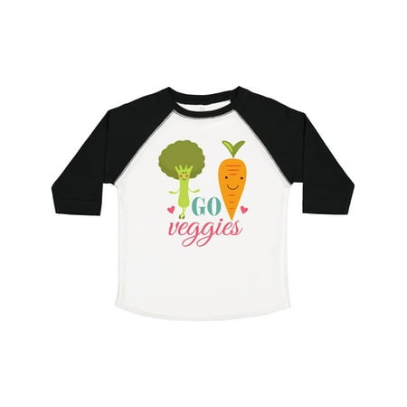 

Inktastic Vegan Go Veggies Vegetarian Gift Toddler Boy or Toddler Girl T-Shirt