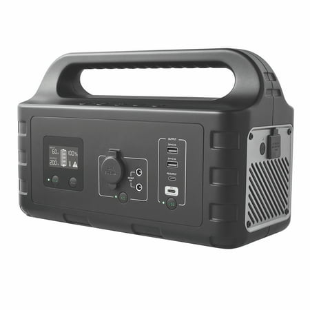 onn. Portable Power Hub with Lighting  8W Speaker and NOAA Weather Radio