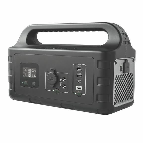 onn. Portable Power Hub with Lighting, 8W Bluetooth Speaker and NOAA Weather Radio