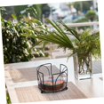 thumbnail image 3 of SOESFOUFU Iron Frame Coaster Rack Coasters with Holder Square Coaster Holder Coaster Holders Without Coasters Drinking Coaster Holder Round Coaster Holder Metal Coasters Ceramics Tripod, 3 of 5