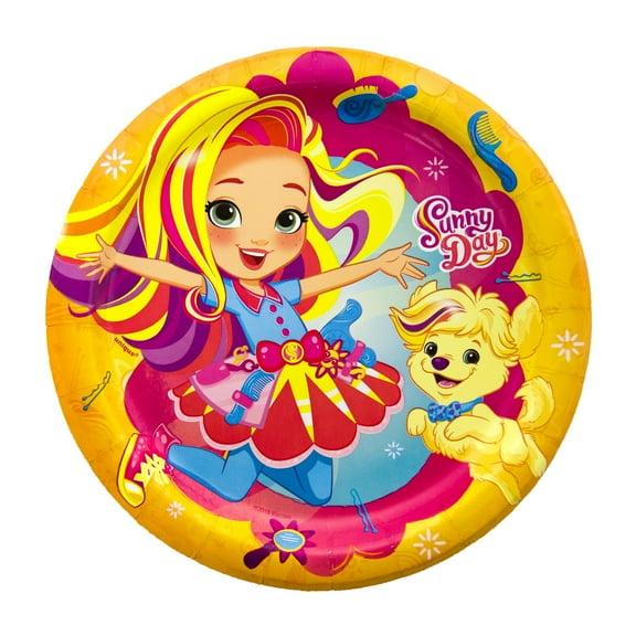 Sunny Day Paper Plates, 7 in, 8ct