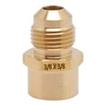 thumbnail image 1 of niple campana 3/8 x 3/8 de pulgada dorado iusa, 1 of 4
