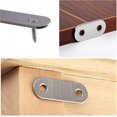 thumbnail image 3 of Angle Connector Flat Corner Bracket Stainless Steel Corner Bracket Furniture Corner Bracket With 56*16mm Screws(10pcs) Betterlifefg, 3 of 5