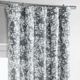 thumbnail image 3 of Half Price Drapes Floral Printed Botanic Grey Room Darkening Curtains for Bedroom(1 Panel),50W X 84L, 3 of 10