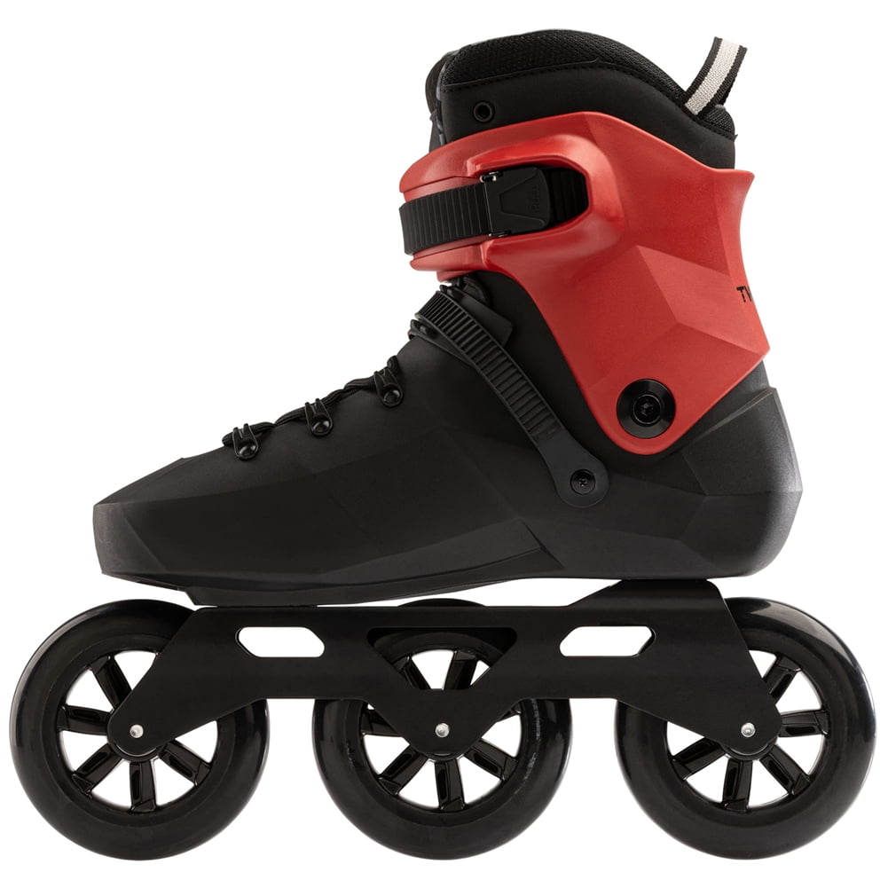 ROLLERBLADE Adult Unisex Twister 110 Inline Skates, Color: Black/Red, Size: 8/8.5