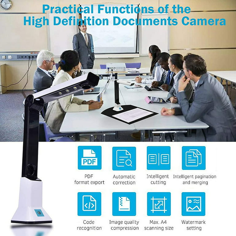 Document Camera Scanner for Teachers Portable Book Scanner Capture Size A4  8MP HD Professional Photo Scanner for File - AliExpress