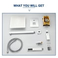 thumbnail image 3 of Boyel Living Rain Shower System 10 inches Wall Mount Shower Faucet Set with Handheld Combo Set,Chrome, 3 of 9