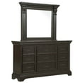 thumbnail image 2 of Caldwell 11 Drawer Wood Dresser w/ Mirror in Deep Brown by Pulaski Furniture, 2 of 7