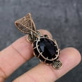 thumbnail image 4 of Natural Spinel Gemstone Copper Wire Wrap Gift Jewelry Pendant 2.05", 4 of 4