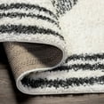 thumbnail image 4 of Deluxe Shag Dark Gray 7'10" x 10'3" Modern Rectangle Area Rug, 4 of 6