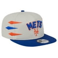 thumbnail image 3 of Men's New Era Cream New York Mets Iron Golfer Snapback Hat, 3 of 6