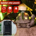 thumbnail image 4 of NIWEITA Solar Turtle Statue with LED Succulent Flowers,Outdoor Waterproof Resin Backyard,Garden,Pond Decor Gift, 4 of 10