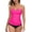 Hot Pink, variant on Relleciga Tankini Swimsuits Set for Women Tankini Bathing Suit Vintage 2 Piece Tummy Control Tankini Top with Swim Skirt Push up Swimwear