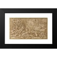 thumbnail image 2 of Giulio Romano 18x12 Black Modern Framed Museum Art Print Titled - Cephalus Grieves for Procris (ca. 1530), 2 of 5
