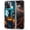 Black Cat Pumpkin, variant on for iPhone 16 Case Phone Case Clear 2024 6.1",Military Grade Scratch Hard PC and Soft TPU Dual Layer Shockproof Protection Cover | Nautical Charts Turtle