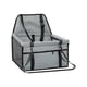 thumbnail image 4 of Asiento de coche para perros, cómodo y transpirable, para gatos, perros y cachorros. Gris, 4 of 9
