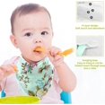 thumbnail image 3 of Summer Birds Flowers Baby Muslin Washcloths Soft Absorbent Face Towel, Colorful Spring Floral Burp Cloths Cotton Bath Wipes 5 PCS Infant Wash Cloth for Newborn Boys Girls 12x12 inches, 3 of 6