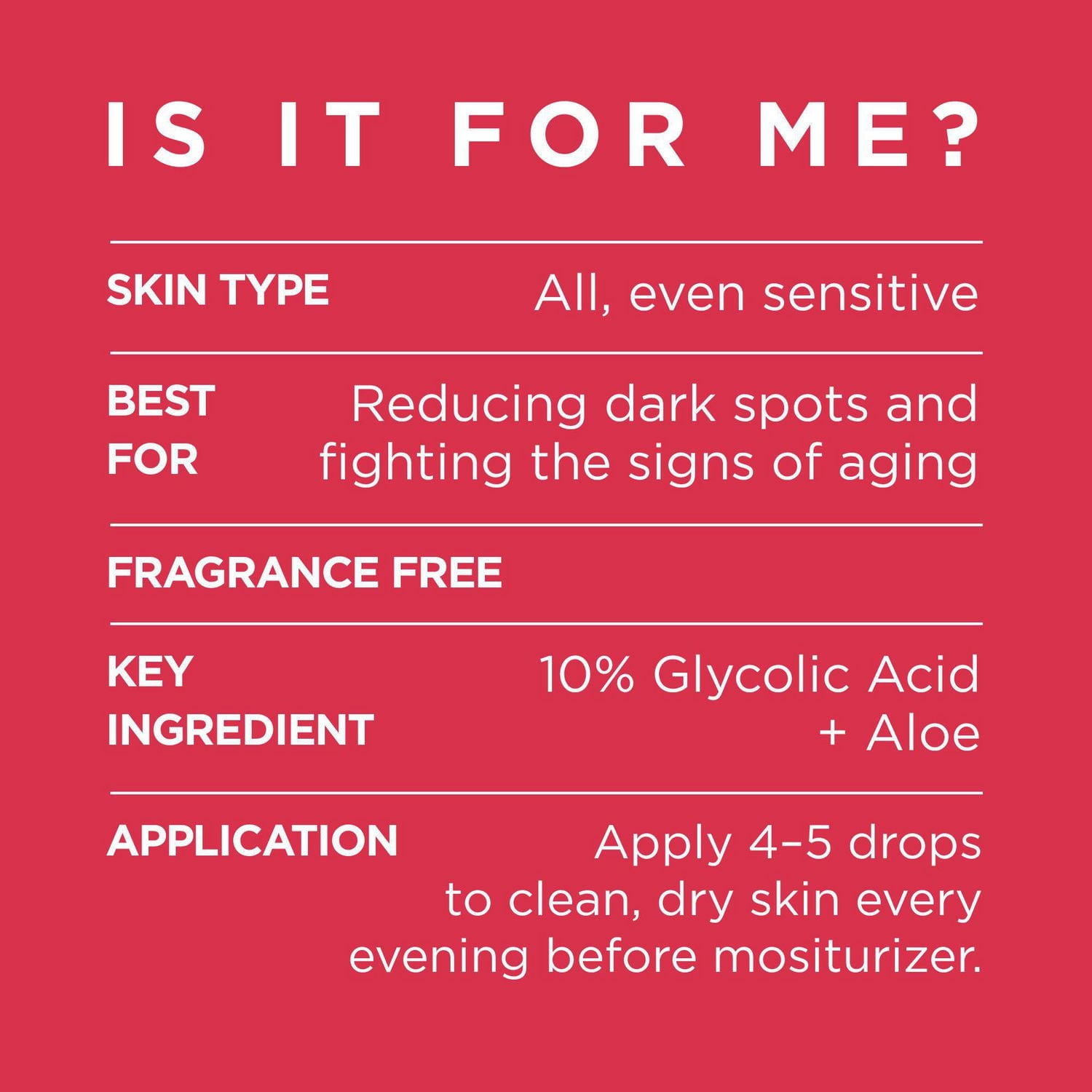 Sérum D'Acide Glycolique Pur 10% | Revitalift Triple Power LZR Avec 10% D'Acide Glycolique Pur