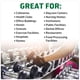 thumbnail image 5 of Toallitas desinfectantes para gimnasio Monk 69804R, paquete de 4 recambios, 800 unidades, 5 of 5