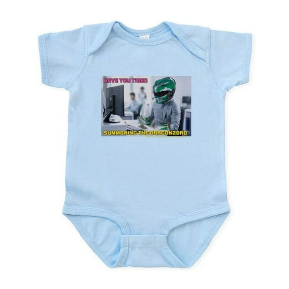CafePress - Power Rangers Summoning The Dragonzo - Baby Light Bodysuit, Size Newborn - 24 Months